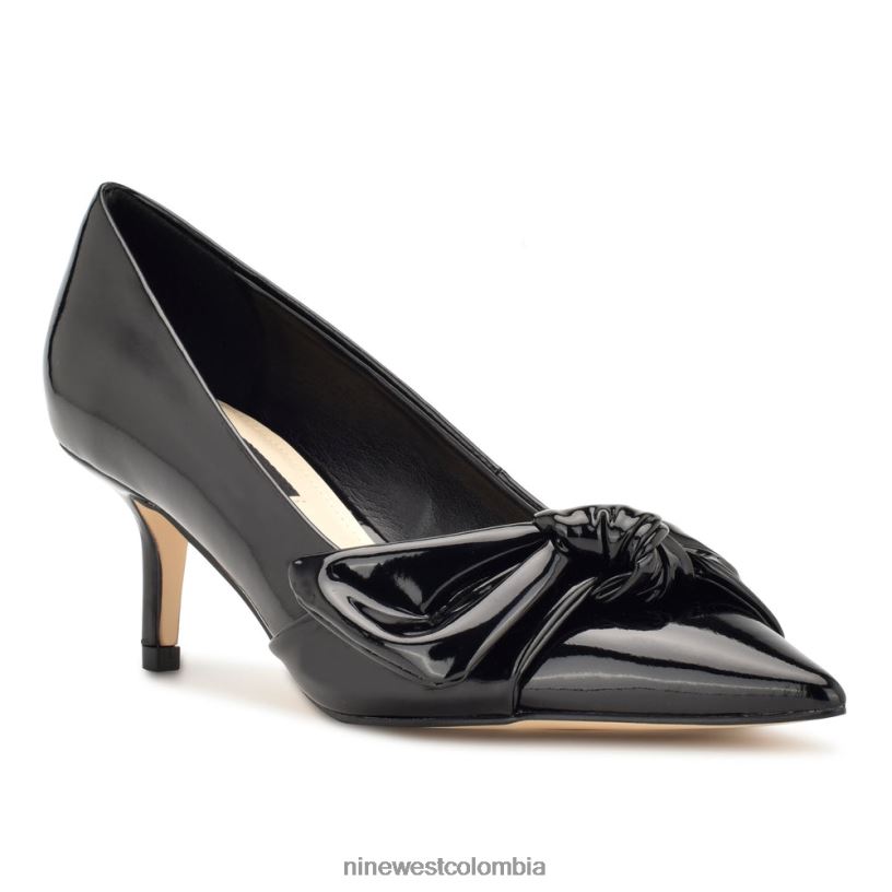 X0LV061162 charol negro zapatos de vestir andee Nine West