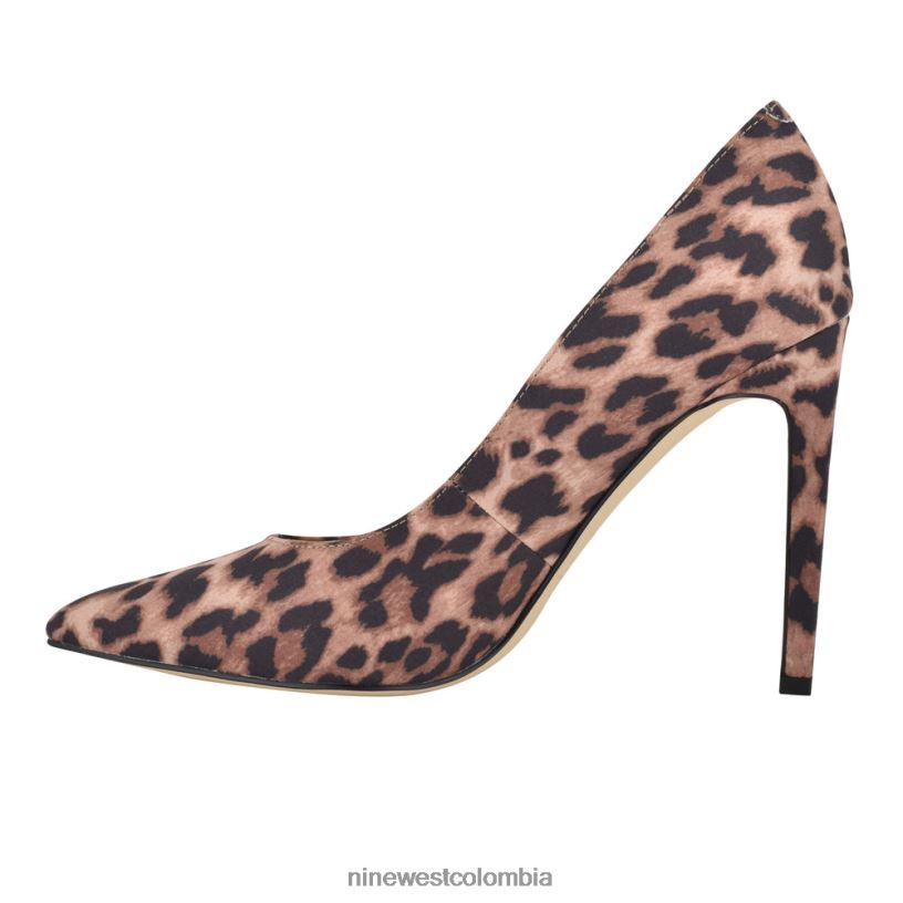 X0LV061483 leopardo zapatos tatiana con punta puntiaguda Nine West