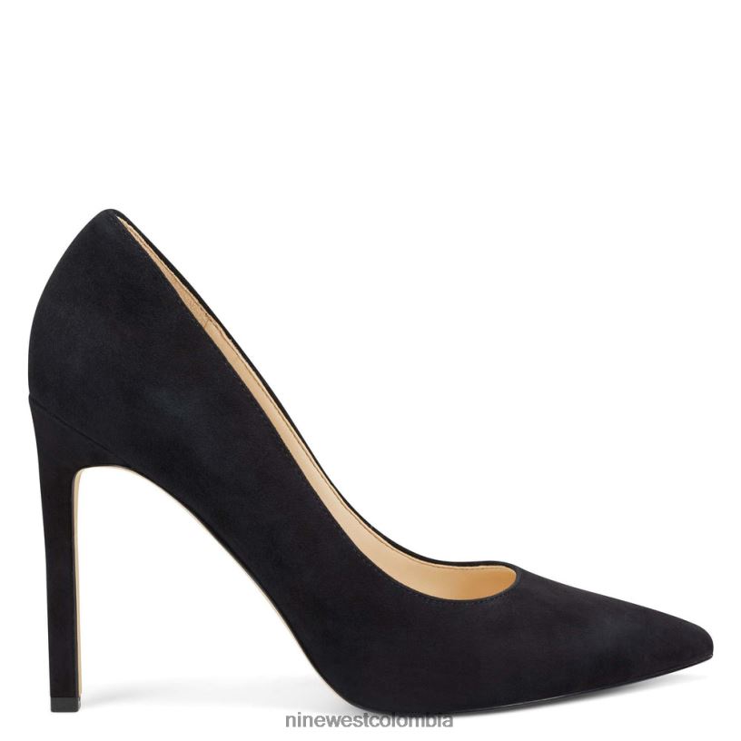 X0LV061488 ante negro zapatos tatiana con punta puntiaguda Nine West