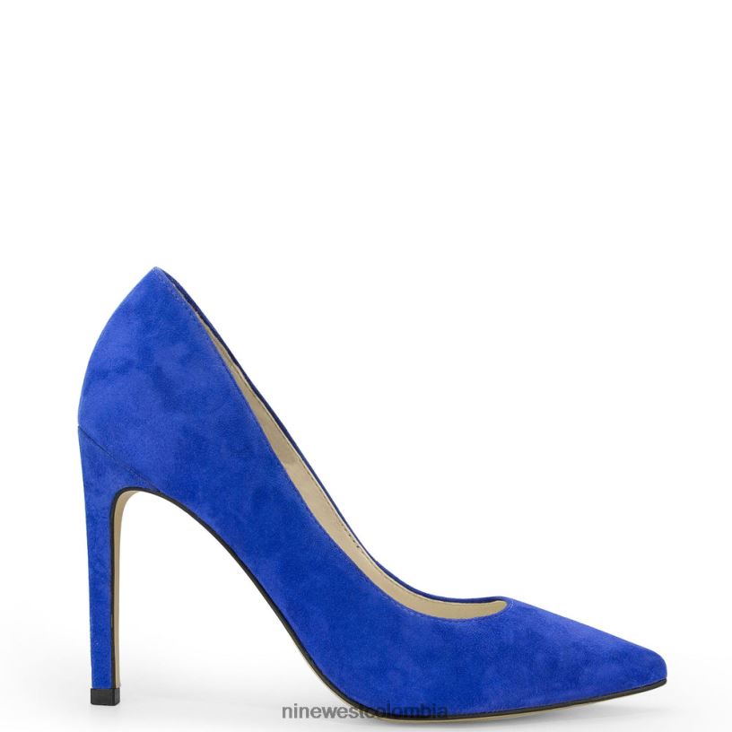 X0LV061507 gamuza azul zapatos tatiana con punta puntiaguda Nine West