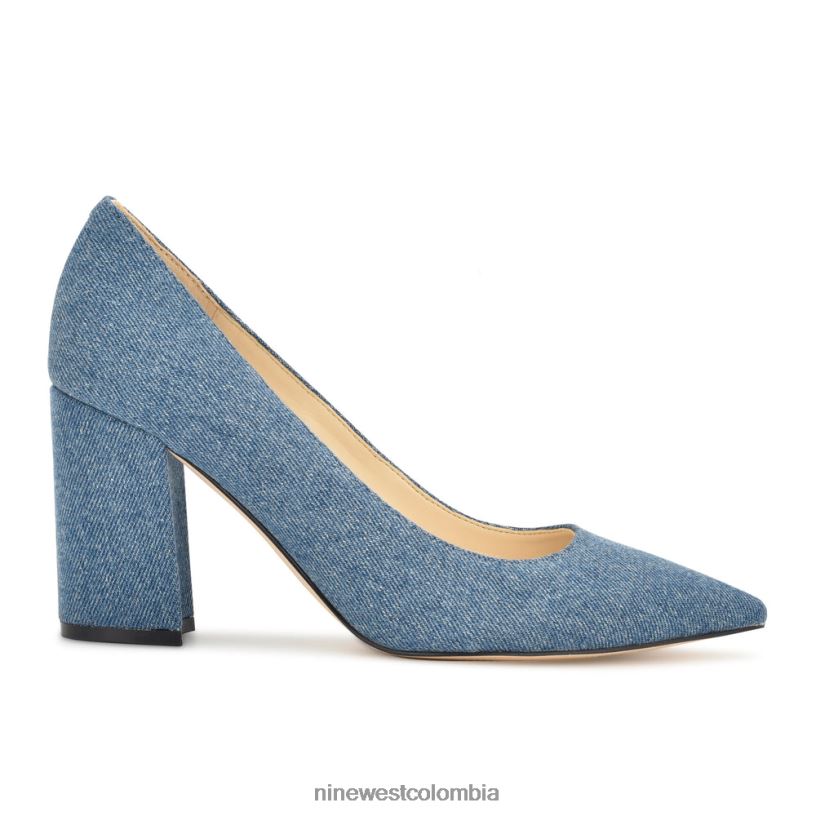 X0LV06868 mezclilla azul zapatos de vestir cara Nine West